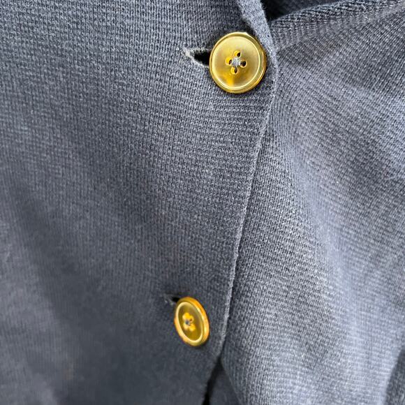 Joan Rivers Milano Knit Sweater Blazer Peacoat Size Large - Picture 8 of 10